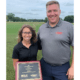  Sean Chaney, vice president of professional turf sales for DLF U.S. Dr. Stacy A. Bonos, professor of plant biology, current director of the turfgrass breeding program, and associate director of the Center for Turfgrass Science at Rutgers University